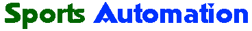 Sports Automation